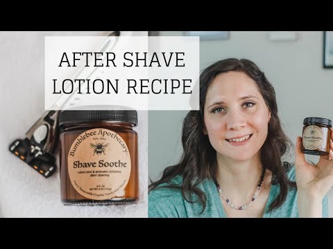 After Shave Lotion Recipe | Bumblebee Apothecary