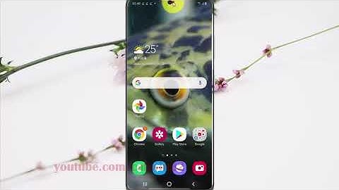 Samsung Galaxy S20 : How to enable or disable screen reader light sensing voice (Android 10)