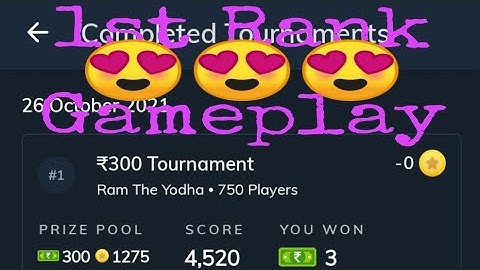 MX PLAYER - Ram The Yodha Gameplay 4500+ Score 1st Rank😍😍😍