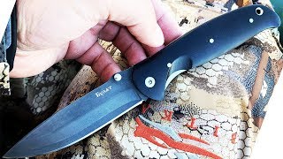 Плюсы и минусы булатной стали для ножей - Обзор складного ножа Корвет