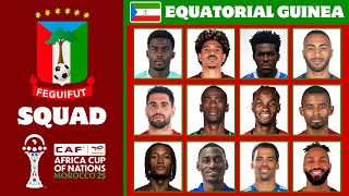 EQUATORIAL GUINEA Official Squad AFCON 2025 | African Cup Of Nations 2025 | FootWorld