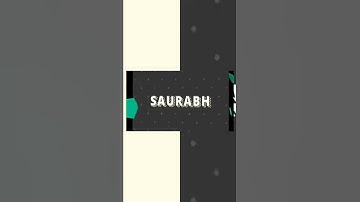 Saurabh Name Full Screen Whatsapp Status