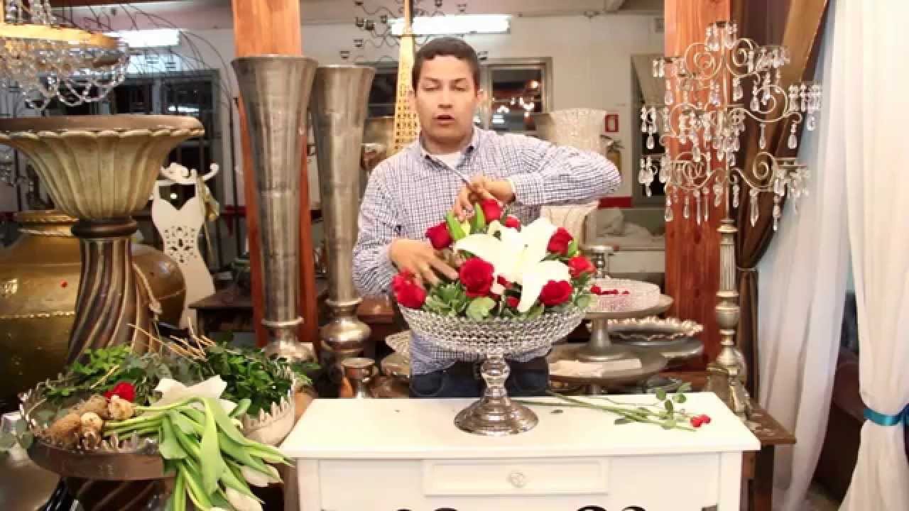 ARTE FLORAL NO AR   AULA  7 -  ARRANJO DE DECORAÇÃO