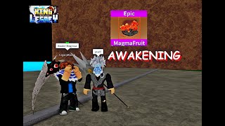 Full Awakening Magma Showcase  King legacy Update 3.5 King legacy magma  awake 
