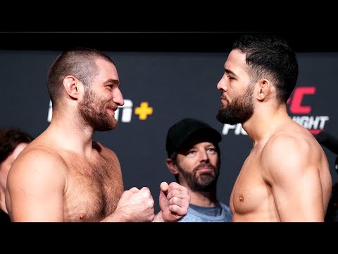 UFC Vegas 67: Weigh-In Faceoffs