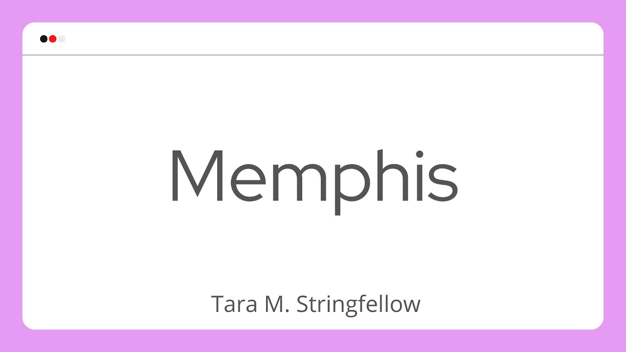Top 10 Best Memphis Quotes by Tara M. Stringfellow - YouTube