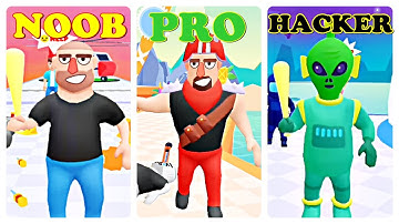 NOOB vs PRO vs HACKER in Hit Master 3D