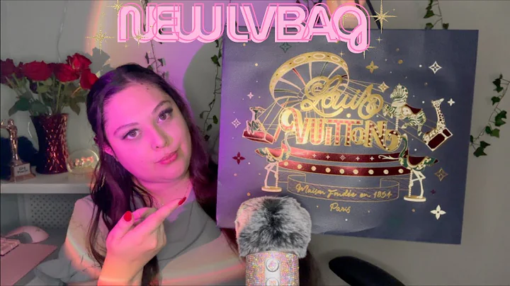 ASMR Louis Vuitton Unboxing👜✨ // Leather Tapping & Whispers 💅🏼