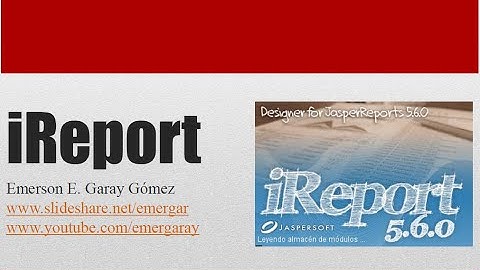 Diseñar un Reporte Básico con iReport