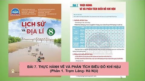 BÀI 7. THỰC HÀNH VẼ VÀ PHÂN TÍCH BIỂU ĐỒ KHÍ HẬU (Phần 1. Trạm Láng- Hà Nội)