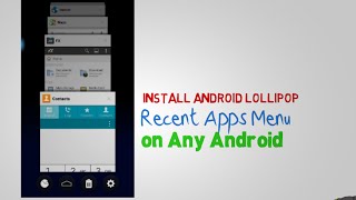 Install Android Lollipop Recent Apps on Any Android screenshot 5