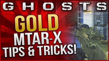 Call of Duty:Ghosts - "GOLD MTAR-X!" - How to Unlock Gold Camo in Multiplayer Tips & Tricks