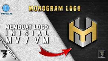 How To Make Monogram Logo Design MV or VM || Pixellab Tutorial