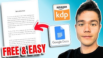 How to Format a Book for FREE in Google Docs for Amazon KDP