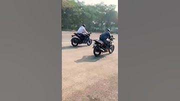 Pulsar n160 vs Apache rtr180 short race #amazing result😍🤩 win 🏆 Apache #viral #youtubeshorts