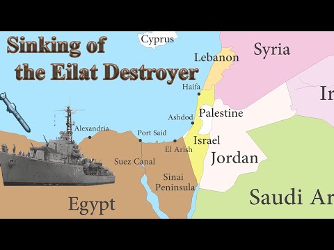 Sinking Of The Eilat Destroyer | Awesome Maritime Warfare | Israeli-Egyptian War | 1967