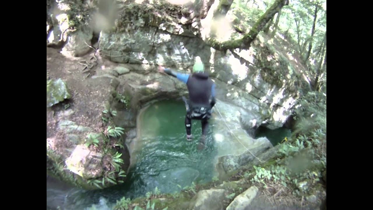 Descente de Canyon: canyoning en Savoie à Curienne HD