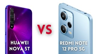 Redmi Note12 Pro 5G vs HUAWEI nova5T - speed test - surprising! REDviews.
