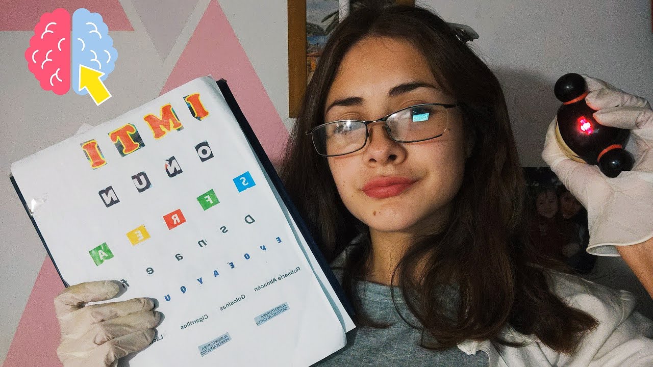 Exámen de los nervios craneales 2 / ASMR CASERO