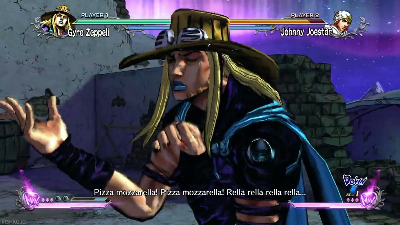 Gyro's Pizza Mozzarella Cheese Song ♫ | JoJo's Bizarre Adventure: All-Star Battle R