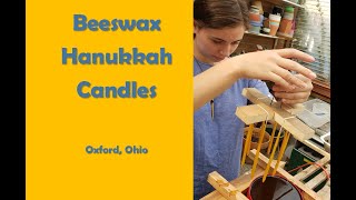 How to make Dipped Beeswax Taper Candles with Old World Charm