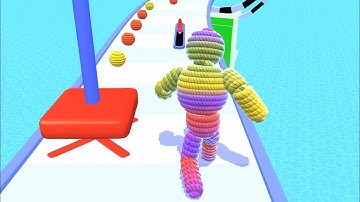 ROPE-MAN RUN GAME 🧶😎- All Levels Gameplay Walkthrough Android, iOS v.8