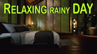 🎧 SLEEP At Tropical Hideaway next to Calming Waterfall | Soothing Rain Sounds to Sleep & Study to