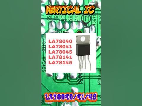 LA78040 pin voltage |Vertical ic. - YouTube