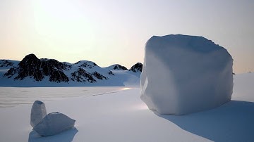 Icechunk breaking apart animation