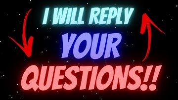 I will reply all comments in this video