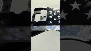 Patriotic American Flag Pickguard Upgrade for Fender Precision Bass – Laser‑Engraved #pbass