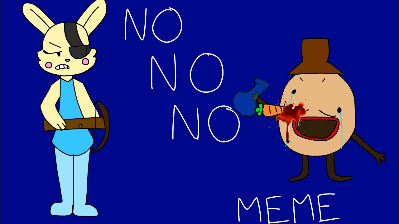 No No No Meme Piggy Alpha Pony Bunny And Mr P Youtube - bunny piggy roblox memes