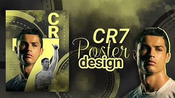 How to do a Cristiano Ronaldo poster design with photoshop?