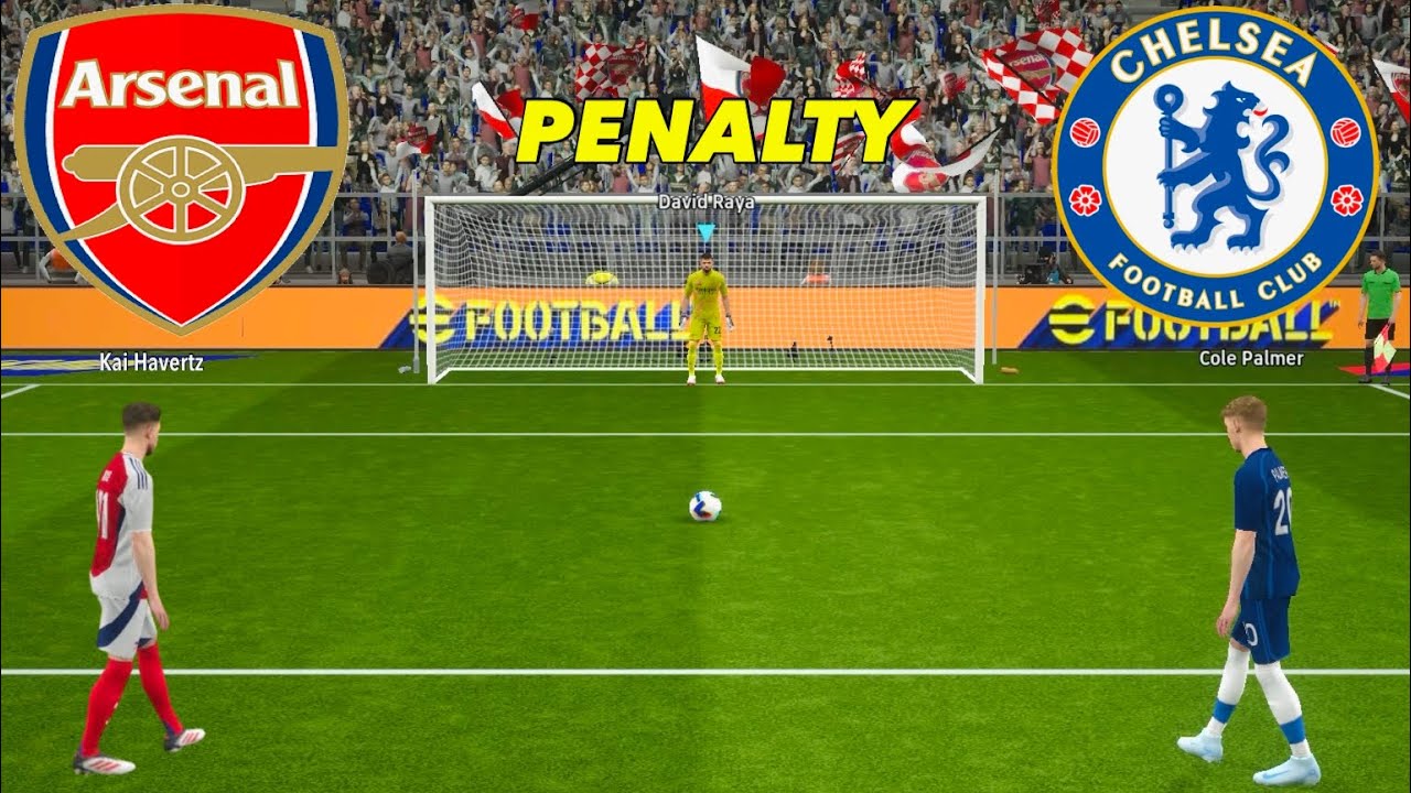 ARSENAL VS CHELSEA FULL PENALTY SHOOTOUT | ARS VS CHE HIGHLIGHTS | PREMIE LEAGUE