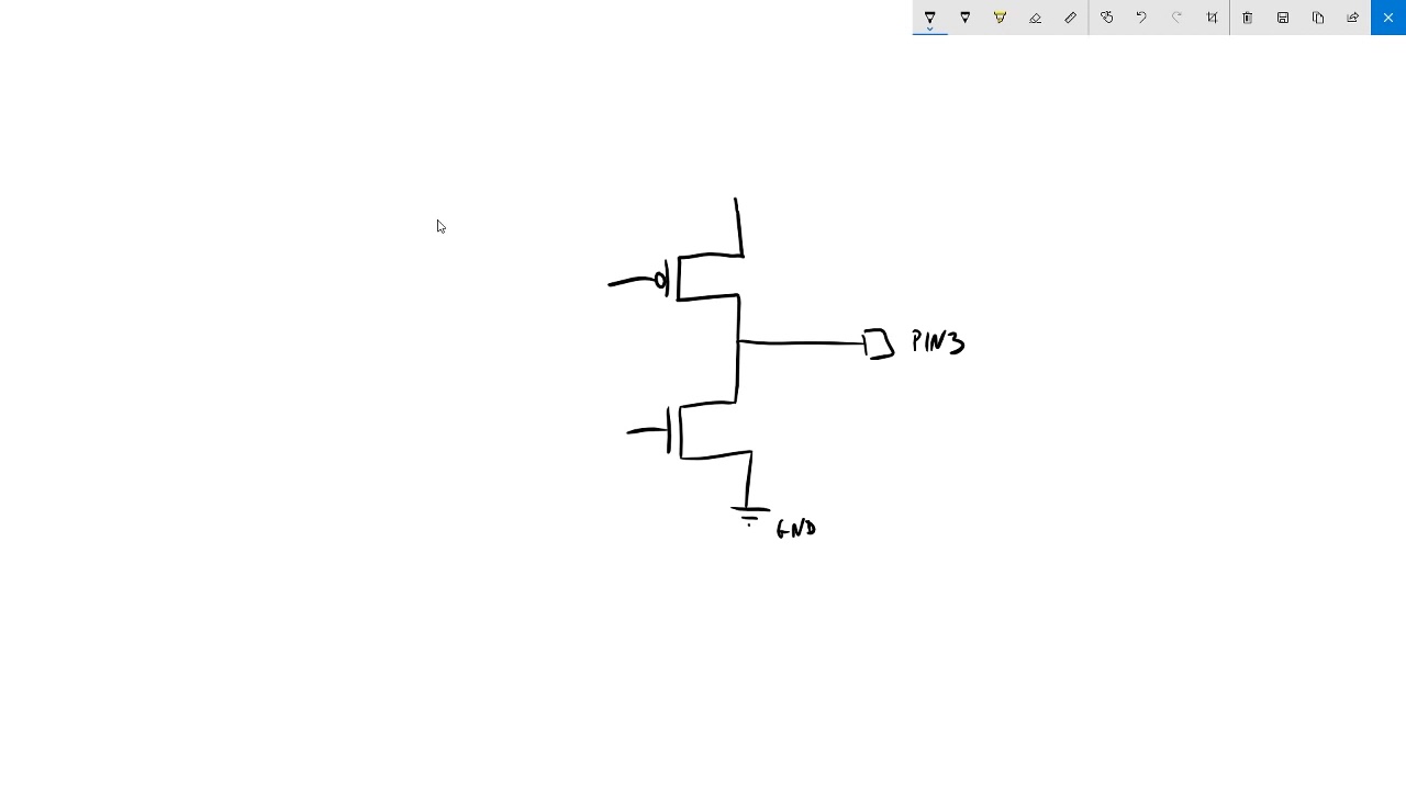 Reverse engineering a simple CMOS chip - YouTube