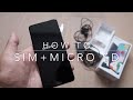 How to insert SIM + micro SD - Samsung A41