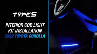 How to Install Interior LED on Toyota Corolla - TYPE S Formula DRIFT Smart Interior Glow Kit