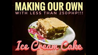 Making Our Own Dalgona Ice Cream Cake For Only 250 Php San Ka Pa?