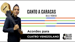 CANTO A CARACAS. Acordes para Cuatro Venezolano. Prof Alis Cruces