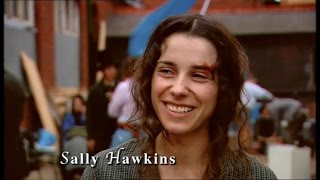 Sally Hawkins in 2004 on the set of Fingersmith (2005)