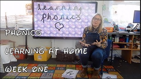 Reception PHONICS Week 1 - Learning At Home