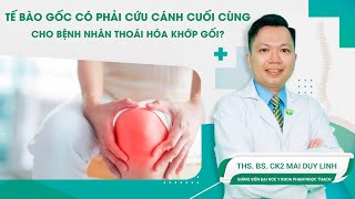 Tế Bào Gốc Có Phải Cứu Cánh Cuối Cùng Cho Bệnh Nhân Thoái Hóa Khớp Gối Ths Bs Ck2 Mai Duy Linh