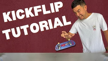 How to Kickflip a Fingerboard - in Less Than 3 minutes!
