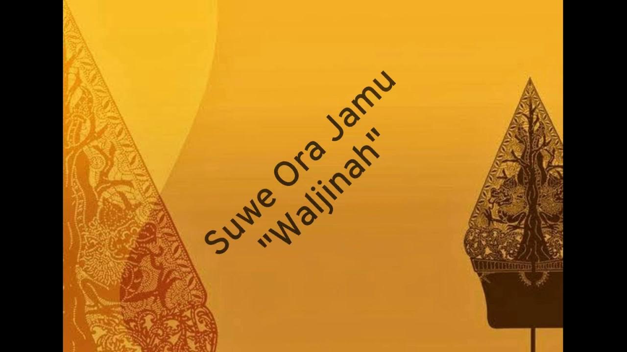 Lirik Suwe Ora Jamu Waldjinah Lagu Jawa YouTube