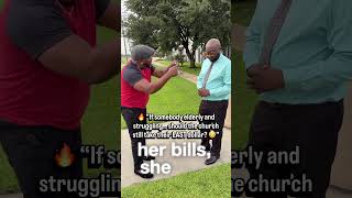 🔥 “If somebody elderly and struggling… should the church still take their LAST dollar? 😳”