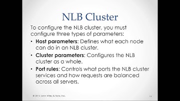 MOAC 70-412 R2 - Chapter 1 - Configuring Network Load Balancing