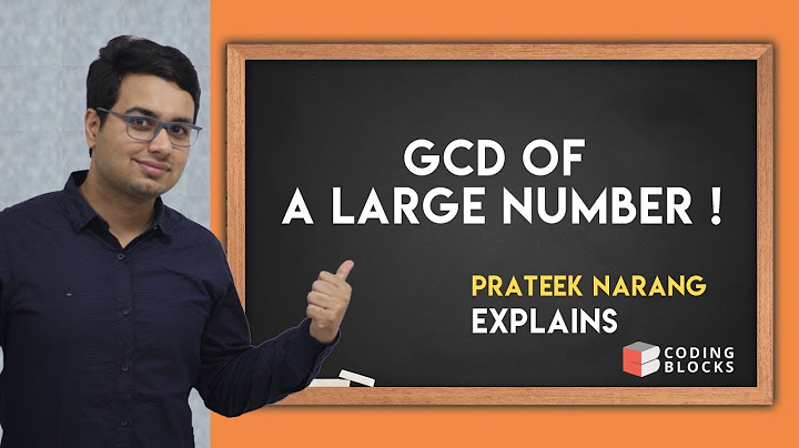 [Solved] GCD of two big numbers | 9to5Science