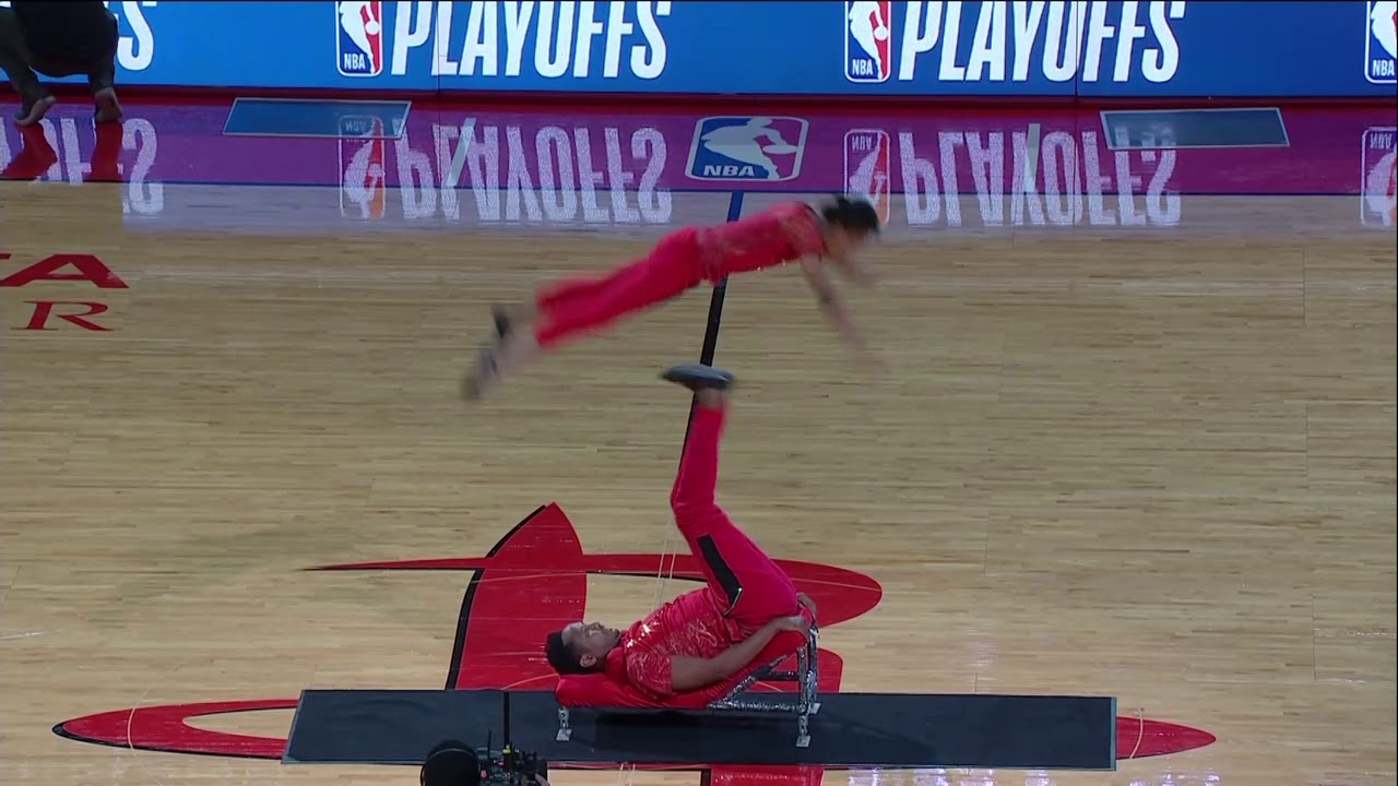 Wild Halftime Show At Houston Rockets Game