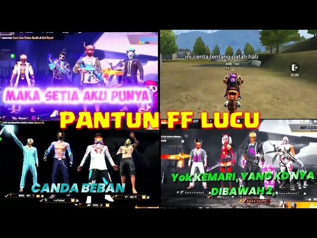 KUMPULAN EDITOR BERKELAS FREE  FIRE - PANTUN FF LUCU class=