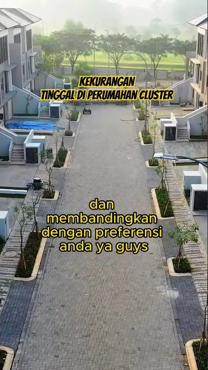 kekurangan rumah cluster #shortsvideo #rumahminimalismodern #animasirumah